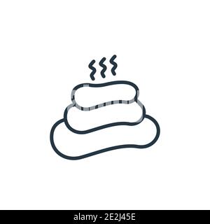 Hot stones outline vector icon. Thin line black hot stones icon, flat vector simple element illustration from editable accommodation concept isolated Stock Vector