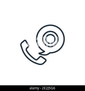 Reservation outline vector icon. Thin line black reservation icon, flat vector simple element illustration from editable restaurant concept isolated o Stock Vector