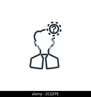 Quiz outline vector icon. Thin line black quiz icon, flat vector simple element illustration from editable general concept isolated stroke on white ba Stock Vector