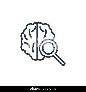Neurology outline vector icon. Thin line black neurology icon, flat vector simple element illustration from editable health and medical concept isolat Stock Vector