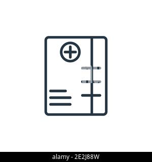 medical history icon black vector illustration Stock Vector Image & Art ...
