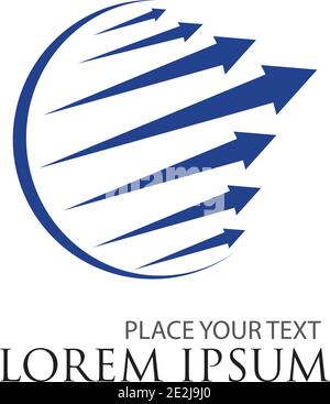 global vector logo illustration design template Stock Vector