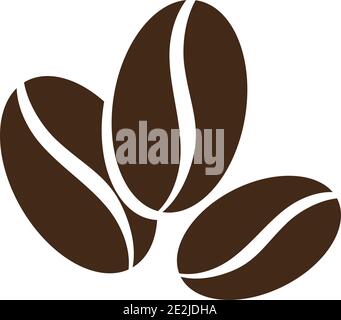 coffee bean icon vector illustration template Stock Vector