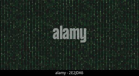 Abstract Technology Big Data illustration Binary code seamless pattern pixel art style Background Stock Photo