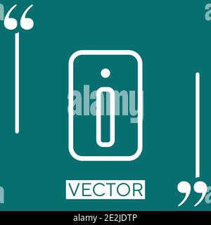 mac pro vector icon Linear icon. Editable stroke line Stock Vector