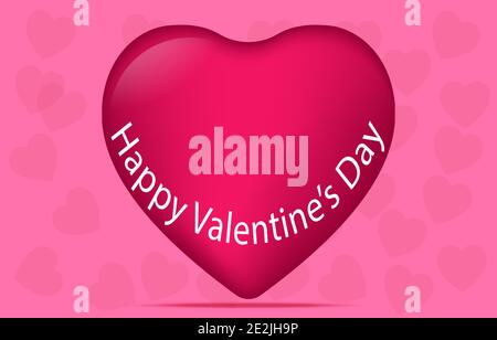 Symbol heart for love design graphics symbol heart concept valentines day Stock Vector