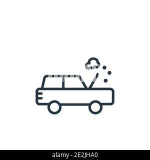 arson line icon, outline symbol, vector illustration, concept sign ...