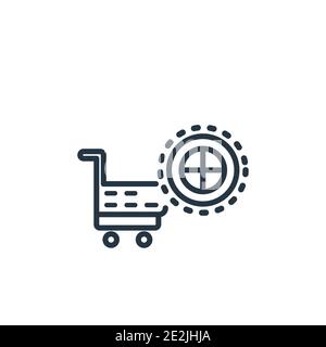 Procurement outline vector icon. Thin line black procurement icon, flat vector simple element illustration from editable general concept isolated stro Stock Vector