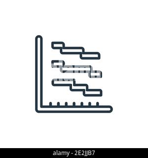 Vector project timeline graph - gantt progress chart of project Stock