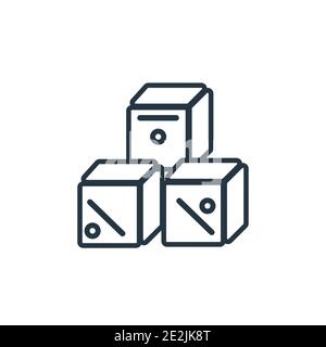 Ar platform outline vector icon. Thin line black ar platform icon, flat vector simple element illustration from editable general concept isolated stro Stock Vector