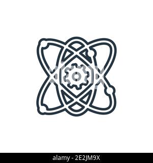 Core values outline vector icon. Thin line black core values icon, flat vector simple element illustration from editable general concept isolated stro Stock Vector