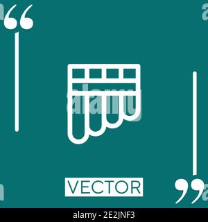 siku vector icon Linear icon. Editable stroked line Stock Vector