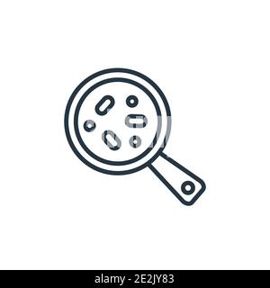 Buddhas delight outline vector icon. Thin line black buddhas delight icon, flat vector simple element illustration from editable food and restaurant c Stock Vector
