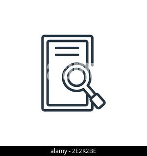 Preview outline vector icon. Thin line black preview icon, flat vector simple element illustration from editable geometry concept isolated stroke on w Stock Vector