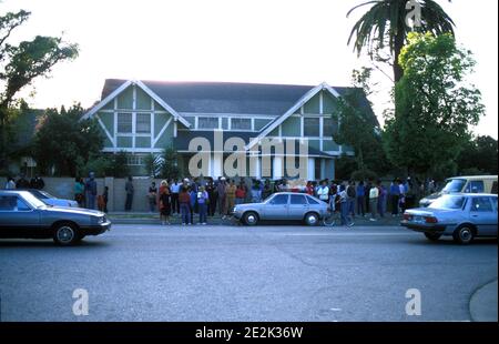 Marvin Gaye Home at 2101 Gramercy Place in Los Angeles  1984 Credit: Ralph Dominguez/MediaPunch Stock Photo