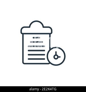 Onboarding outline vector icon. Thin line black onboarding icon, flat vector simple element illustration from editable human resources concept isolate Stock Vector