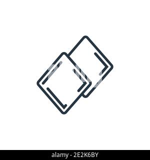 Rhombus outline vector icon. Thin line black rhombus icon, flat vector simple element illustration from editable geometry concept isolated stroke on w Stock Vector