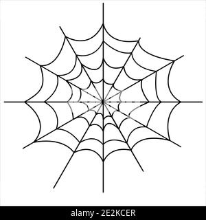 Spider web icon vector illustration Stock Vector