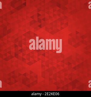 Abstract red mosaic background, Polygonal pattern, Vector illustration Stock Vector