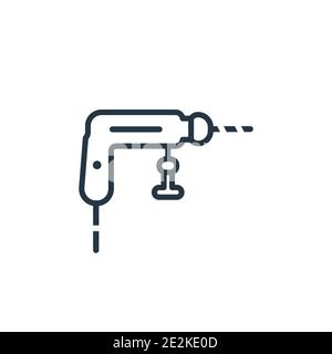 Perforator outline vector icon. Thin line black perforator icon, flat vector simple element illustration from editable general concept isolated stroke Stock Vector