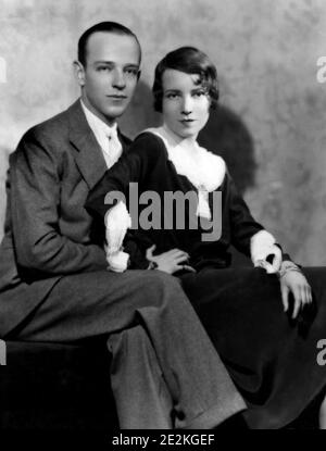 Fred Astaire with his older sister and early dancing partner, Adele Astaire, circa 1926 / File Reference # 34082-199THA / File Reference # 34082-148THA Stock Photo