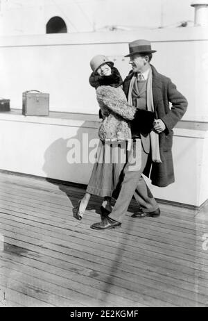 Fred Astaire with his older sister and early dancing partner, Adele Astaire, circa 1926 / File Reference # 34082-203THA / File Reference # 34082-149THA Stock Photo