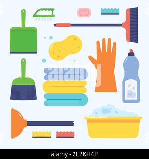 Professional Cleaning Equipment Isolated Vector Home Cleanup Vacuum  Housekeeping Service Cleaning Equipment Housework Tools. Royalty Free SVG,  Cliparts, Vectors, and Stock Illustration. Image 83430419.