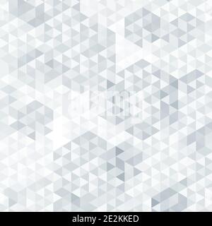 White texture, seamless, polygonal. White geometric texture. Vector seamless background. EPS10 Stock Vector