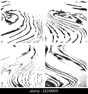 Wooden Texture Set Stock Vector