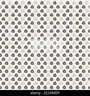 Abstract. Triangle seamless pattern. Abstact background. Geometric background. Vector illustration Stock Vector