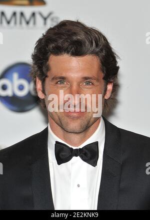 Patrick Dempsey attends the Press Room of the 60th Annual Primetime Emmy Awards held at the Nokia Theatre, Downtown Los Angeles on September 21, 2008. (Pictured: Patrick Dempsey). Photo by Lionel Hahn/ABACAPRESS.COM Stock Photo
