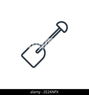 Gardening tools outline vector icon. Thin line black gardening tools icon, flat vector simple element illustration from editable hobbies concept isola Stock Vector