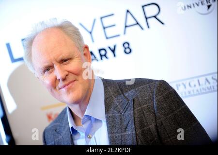 John Lithgow attends the premiere of 'Leap Year' at Directors Guild Theatre in New York City, NY, USA on January 6, 2010. Photo by Mehdi Taamallah/ABACAPRESS.COM (Pictured: John Lithgow) Stock Photo