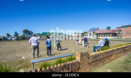 Southern Cross Bowls Club in Warwick, Southern Downs Region, Southeast Queensland, Australia; Stock Photo