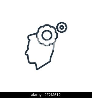 Realization outline vector icon. Thin line black realization icon, flat vector simple element illustration from editable general concept isolated stro Stock Vector