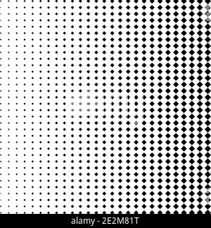 Halftone dots background in the form of squares Stock Vector