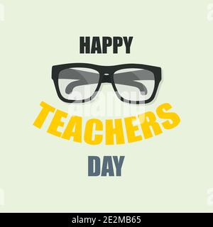 Happy Teachers Day, Poster or Banner fot your design Stock Vector