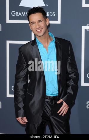 Mike 'The Situation' Sorrentino at the 52nd Annual Grammy Awards, held at the Staples Center in Los Angeles, CA, USA on January 31, 2010. Photo by Lionel Hahn/ABACAPRESS.COM (Pictured: Mike Sirrentino ) Stock Photo