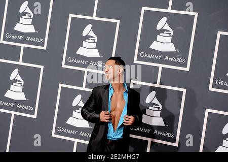 Mike 'The Situation' Sorrentino at the 52nd Annual Grammy Awards, held at the Staples Center in Los Angeles, CA, USA on January 31, 2010. Photo by Lionel Hahn/ABACAPRESS.COM (Pictured: Mike Sirrentino) Stock Photo