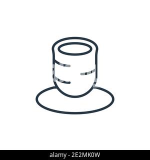 Tea cup of japan outline vector icon. Thin line black tea cup of japan icon, flat vector simple element illustration from editable food concept isolat Stock Vector