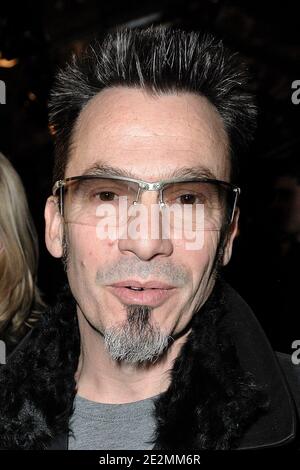 Florent Pagny and his wife Azucena attending the 25th International  Automobile Festival held at the Hotel des invalides, in Paris, France, on  February 04 2010. Photo by Nicolas Genin/ABACAPRESS.COM Stock Photo 