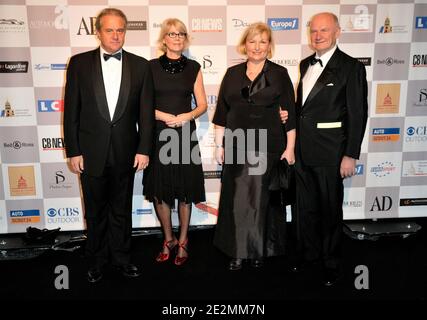 Chairman of Volkswagen's supervisory board : Ferdinand Piech and his wife, Festival President Remi Depoix and his wife attending the 25th International Automobile Festival held at the Hotel des invalides, in Paris, France, on February 04 2010. Photo by Nicolas Genin/ABACAPRESS.COM Stock Photo