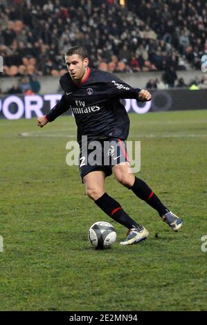 Psg's Sylvain Armand in action during the UEFA Cup football match Paris  Saint-Germain vs Panathinaikos at the Parc des Princes in Paris, France on  December 13, 2006. Psg won 4-0. Photo by
