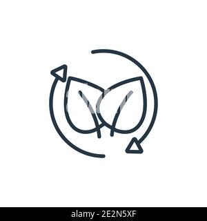 photosynthesis line icon with sun and plant Stock Vector Image & Art ...