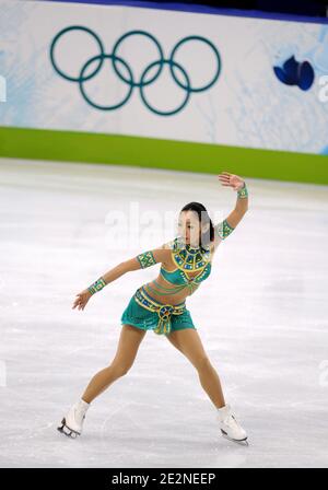 Miki Ando of Japan competes in the Ladies Free Skating during the medal ceremony during the 2010 Vancouver Winter Olympics at Pacific Coliseum on February 25, 2010 in Vancouver, Canada.Photo by Gouhier-Hahn-Nebinger/ABACAPRESS.COM Stock Photo