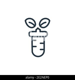 flower research icon vector outline illustration Stock Vector Image ...