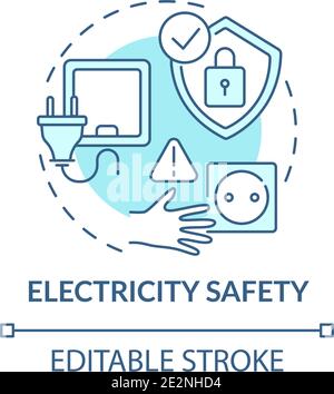 Childproofing turquoise concept icon Stock Vector Image & Art - Alamy