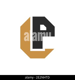 Initial lp letter logo with creative modern business typography vector template. Creative abstract letter pl logo design. Stock Vector