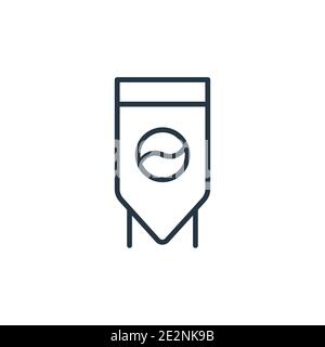 Fermentation outline vector icon. Thin line black fermentation icon, flat vector simple element illustration from editable drinks concept isolated on Stock Vector