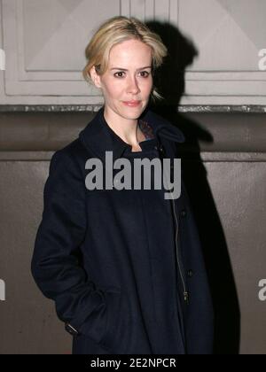 Sarah Paulson attends the opening night of Evita, at the London